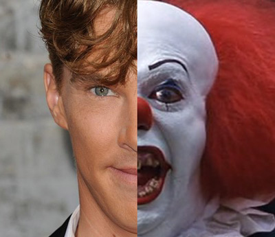 Benedict Cumberbatch Clown