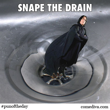Severus Snape Pun Snape the Drains