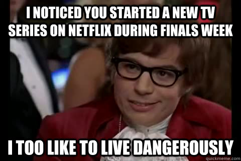 college finals week meme