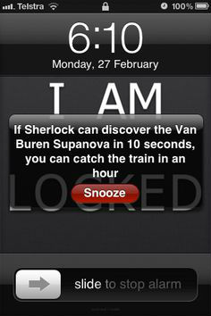 Funny Alarms - Sherlock