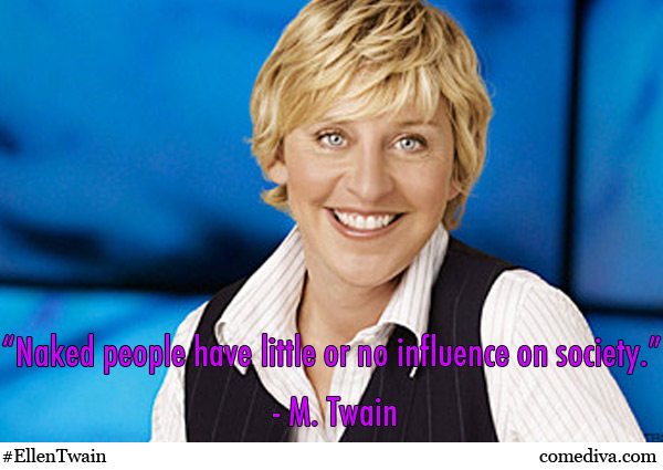 When Ellen DeGeneres & Mark Twain Collide - Comediva
