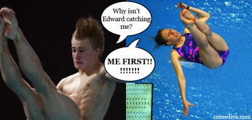 Passionate Olympic Divers Meme