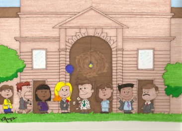Parks and Rec as Peanuts