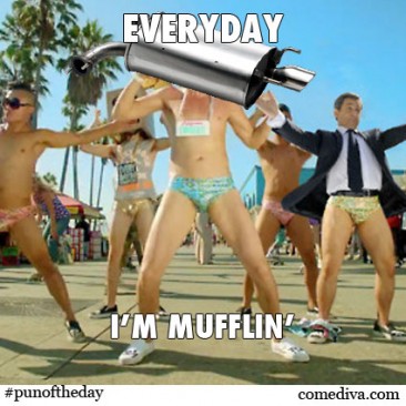 Pun of the Day: Muffler