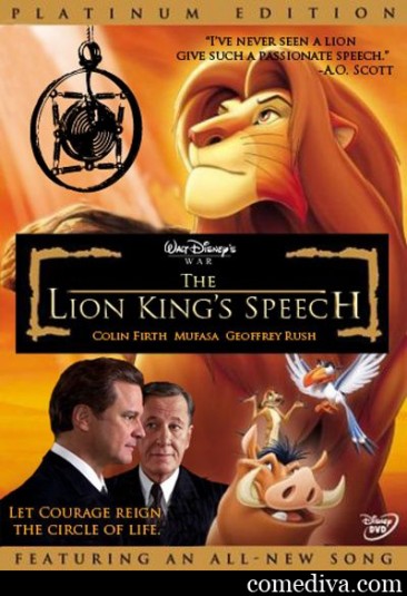 Movie Mashup: The Lion King’s Speech