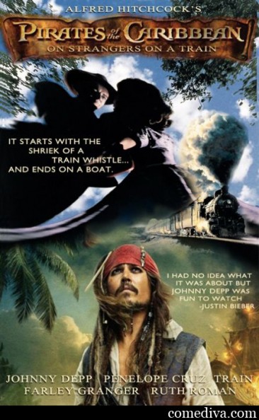 Movie Mashup: Pirates of the Caribbean on Strangers on a Train