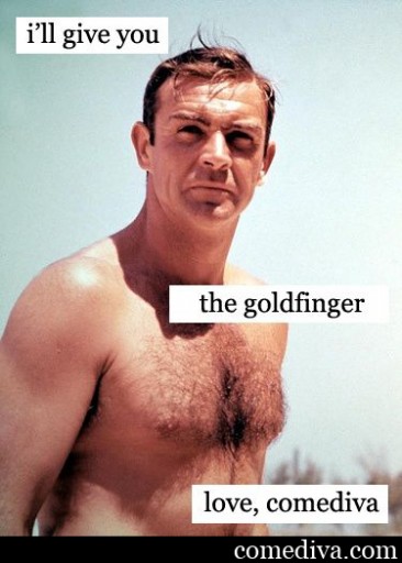Daily Mancandy: Goldfinger
