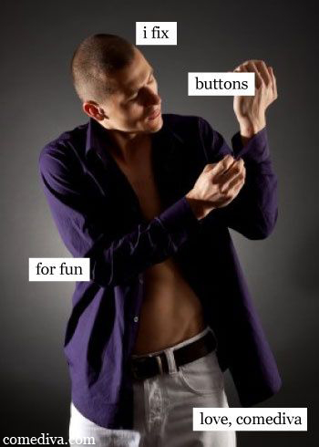 Daily Mancandy: Buttons