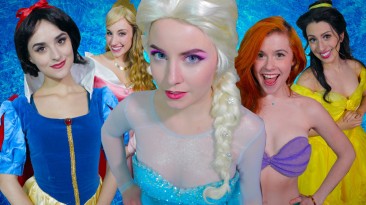 Disney Princesses Get Schooled by Elsa from Frozen