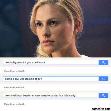 True Blood Search History